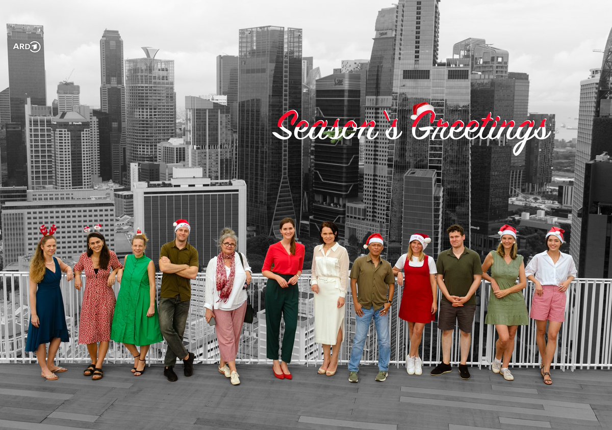 We are #ARD #Singapore. Frohe Weihnachten! A Very Merry Christmas from all of us! @tagesschau @Weltspiegel_ARD