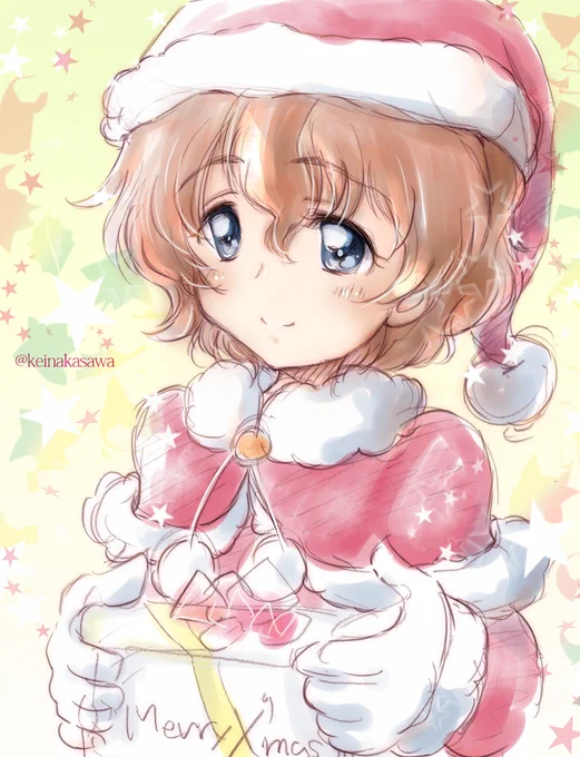 過去絵サンタ小梅 