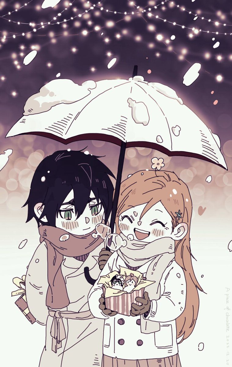 【2022乌织圣诞24h】21：00
代发，作者：一块巧克力

#ulquihime #ウル織 #bleach  #2022乌织圣诞24h