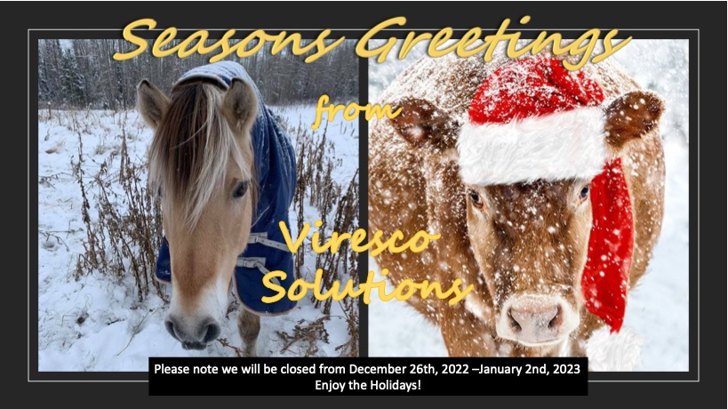 HAPPY HOLIDAYS FROM VIRESCO!