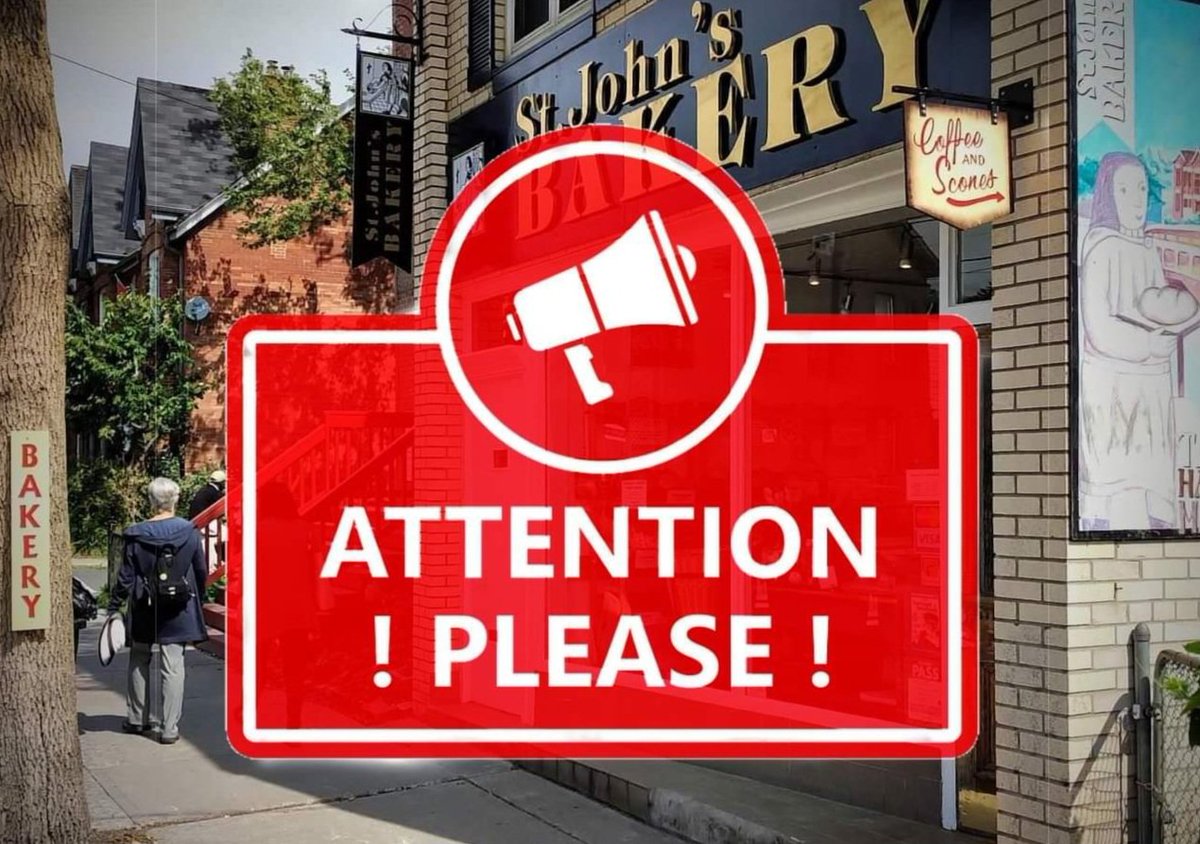 StJohnsBakery's tweet photo. WE HAVE YOU COVERED! 
Brickworks Farmers Market has now cancelled Sat Dec 24's market. What does that mean?  St John's retail store will be overstocked to help with everyone's holiday needs. 

#evergreenbrickworks #brickworks #brickworksfarmersmarket #blogto
 #Toronto #bakery https://t.co/KM4IRlpROe