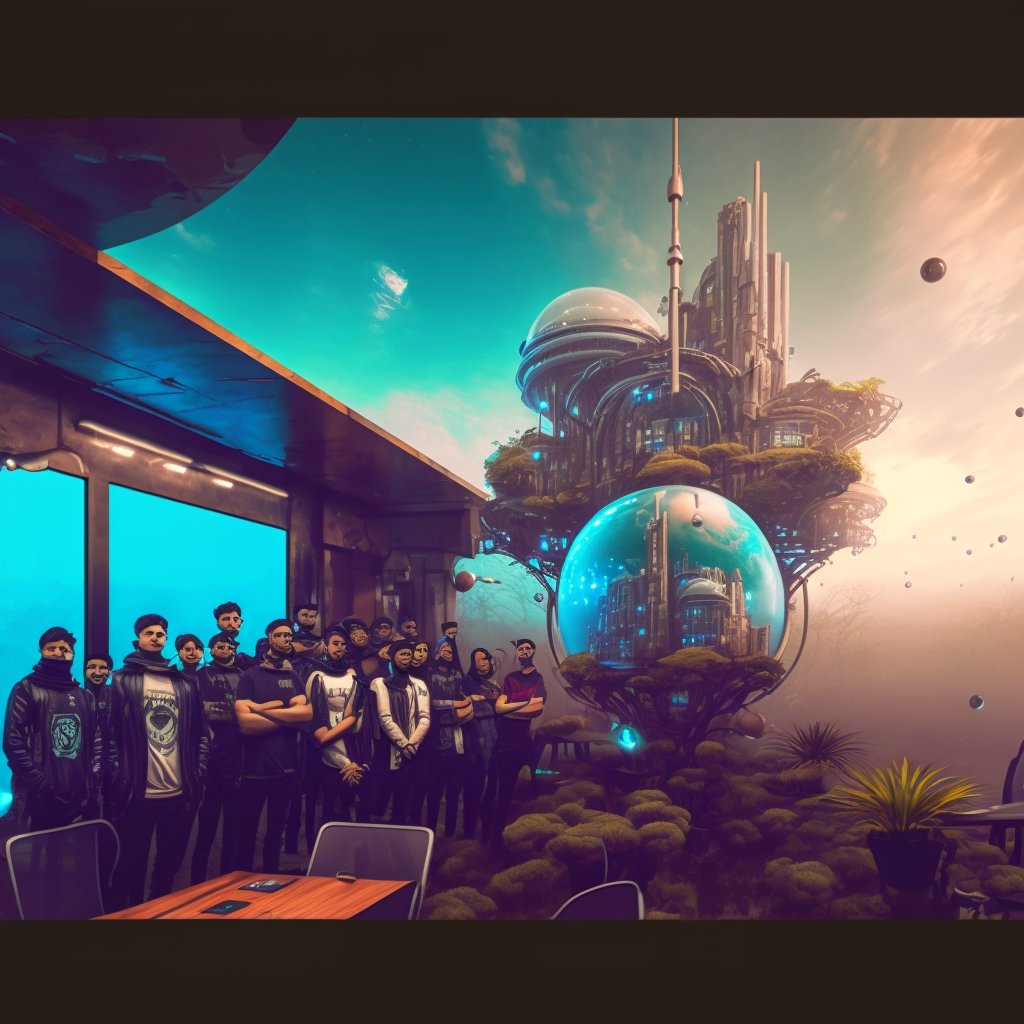 tbc_village's tweet photo. Builder hunt with @JoinGraviton and @OgclubDAO  event images through @midjourney_ai V4.

#events #web3 #metaverse #startup https://t.co/fUmh7Je5cD