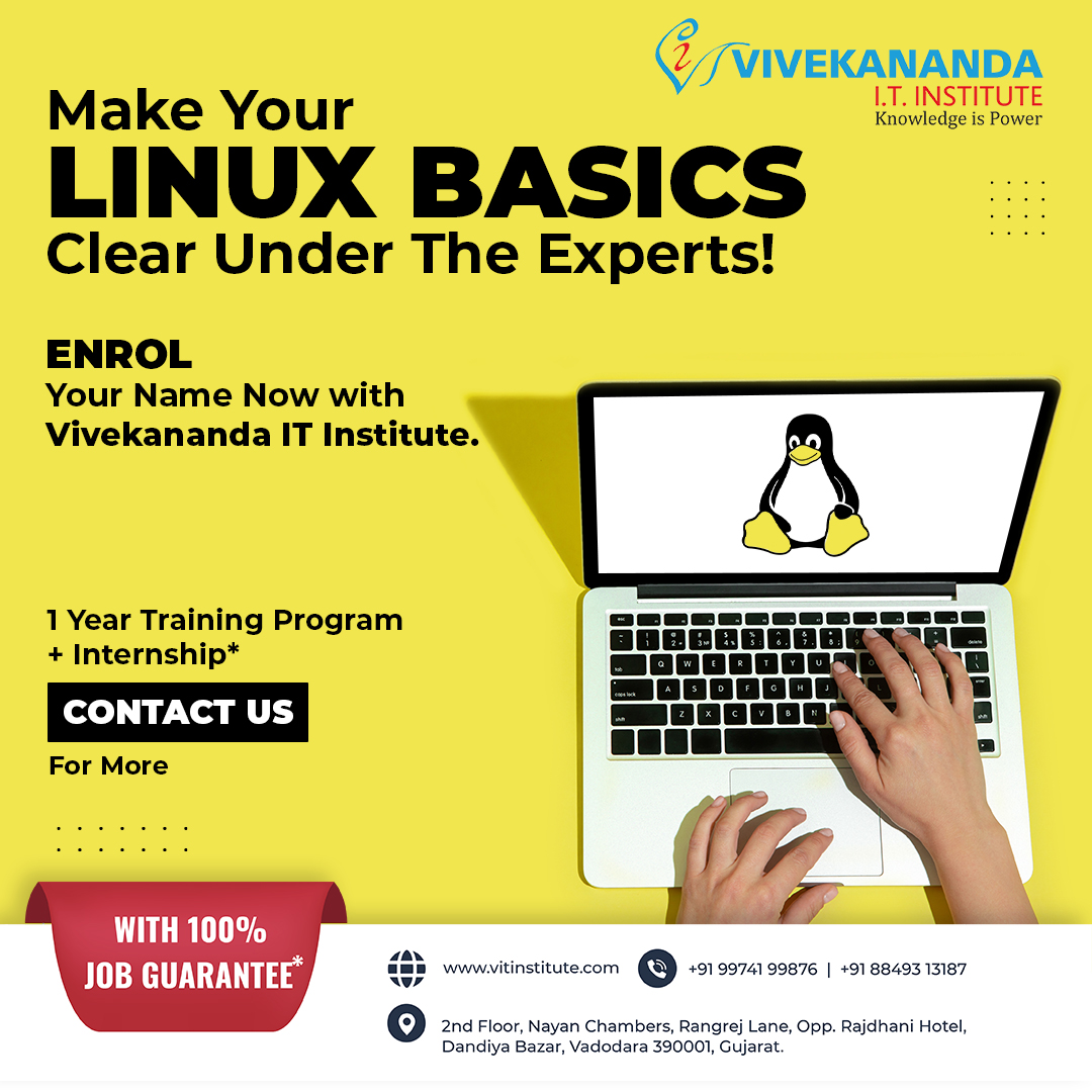 vitinstitute's tweet image. This is the right place to get trained and Learn Linux through the classroom activities and labs.
#linux #linuxcertificationcourse #linuxjob #1yeartrainingitprograms #gurukulofnetworking #vivekanandaitinstitute #ittraininginstitute #vit #vadodara #vadodaracity
- Posted by Ryzely