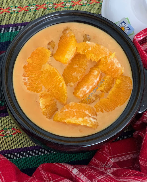 Somasray's tweet photo. #veg #puddding #orange #thickened #milk serve #chilled CURRY AND SPICE: KOMOLA KHEER / ORANGE PUDDING / SANTRE KI KHEER 
Recipe Link : https://t.co/mr8MPEO6dE https://t.co/CmmX5YxZzd