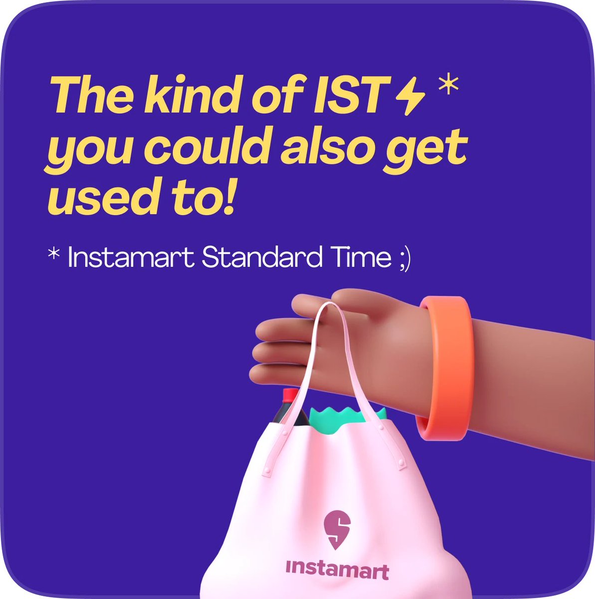 karthikthampi's tweet photo. This is unbelievable..! @Swiggy
I just received my Swiggy Instamart order in 9 mins 40 secs! 😇#swiggyit https://t.co/ni9paLDefv