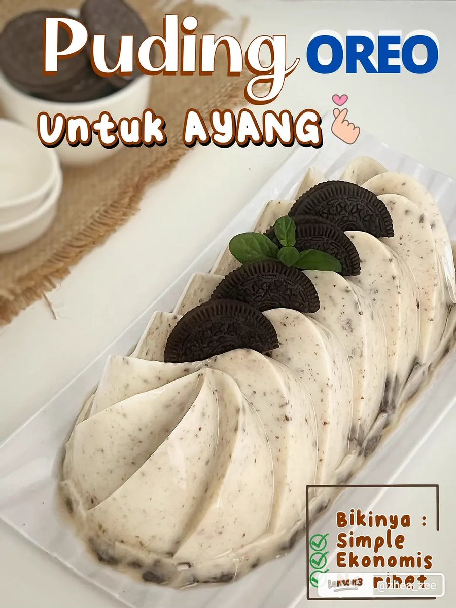 Tips Buat Puding Oreo Untuk Ayang

- A Thread -