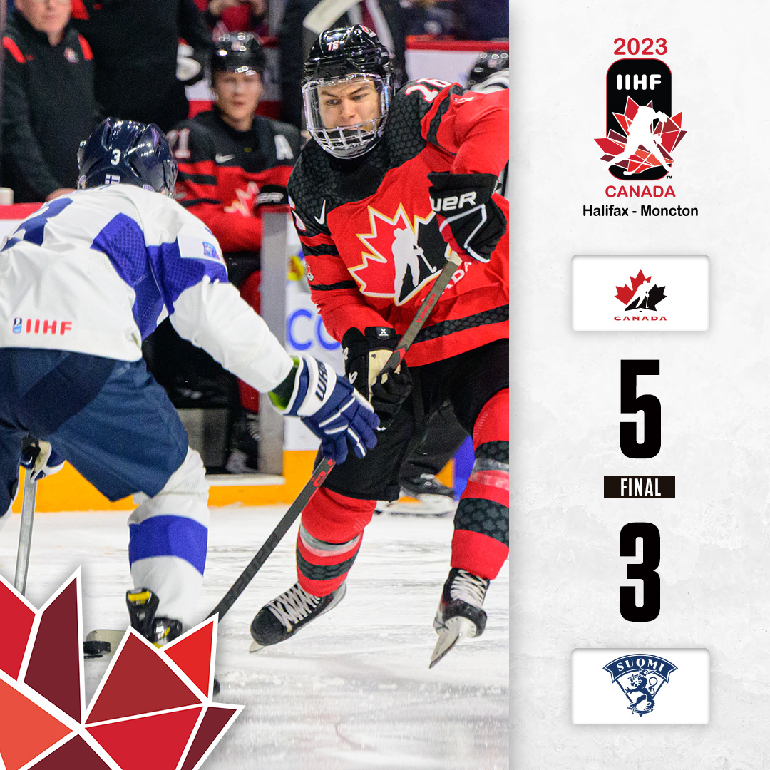 FINAL SCORES | Attilio Biasca was the OT hero for 🇨🇭 in a win over 🇸🇪, Simon Nemec finished with four assists to help 🇸🇰 past 🇦🇹, and Connor Bedard scored twice, including the winner with 5:35 left, as 🇨🇦 edged 🇫🇮.

📊 hc.hockey/WJCExhibition

#WorldJuniors