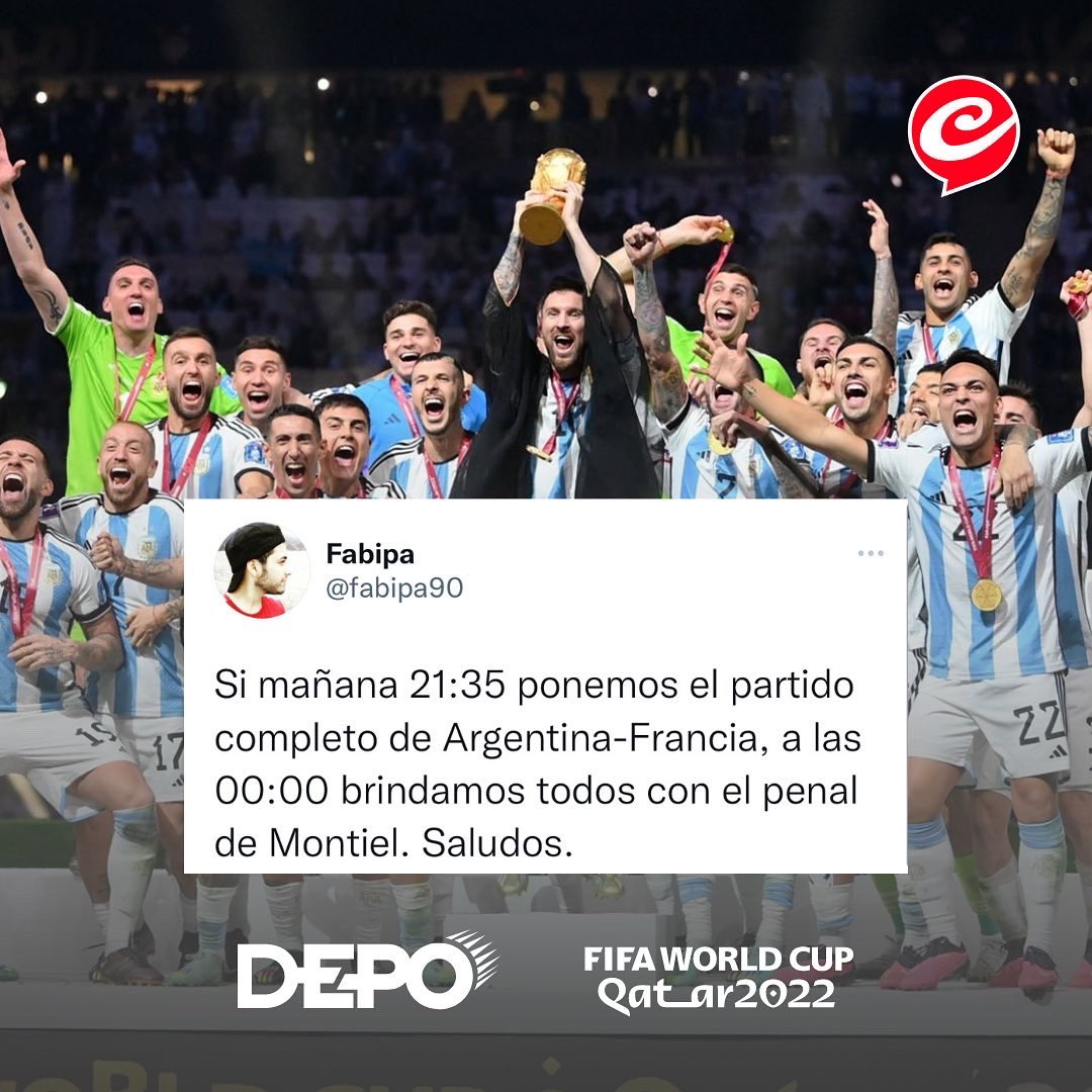 cronica's tweet image. 🥂BRINDÁ CON LA SCALONETA 

📺 Obvio que inmediatamente después se pone @cronicatv 🥳🎄🎅🏽

#Navidad #LevantamosLaCopaConMessi #YCorriendoAPonerCronica #ABailarUnasCumbianchas