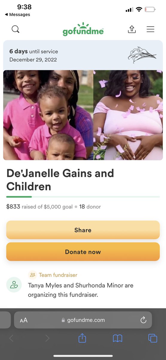 muvaraee's tweet photo. Dejanelle DESERVES a proper service because she damn sure didn't deserve to go out like that!! 💔 Ik it's the holiday season but if you can help, my cousin and her family would appreciate it fr! She left her 4 beautiful kids here with us &amp; they need all yall prayers!
LLDeja💜🤞🏾 https://t.co/BWbBLww2Ye