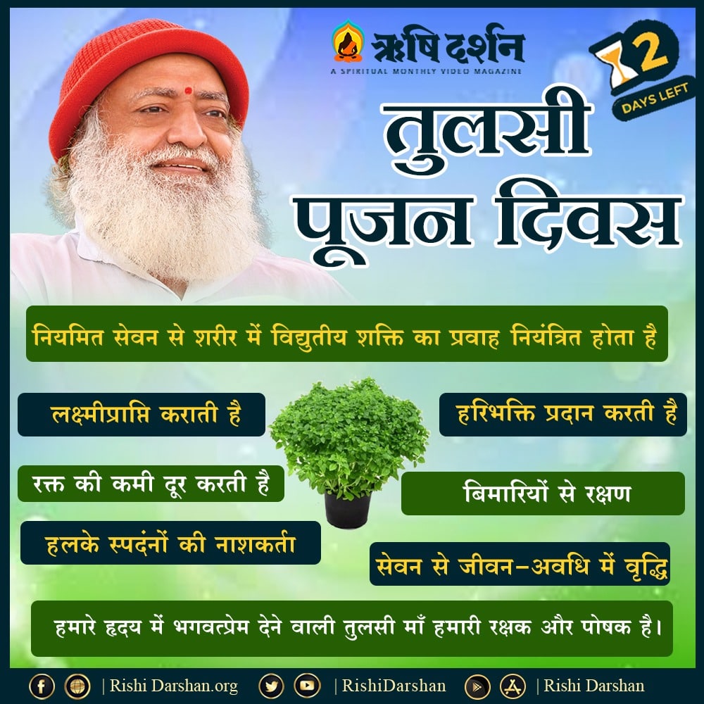 Prajapati Hariom (@prajapatihari6) on Twitter photo #1DayToGo
Sant Shri Asharamji Bapu рджреНрд╡рд╛рд░рд╛ рдЖрд░рдВрдн
Tulsi Pujan Diwas рд╣реИ рдЕрднрд┐рдпрд╛рди рдкрд╛рд╢реНрдЪрд╛рддреНрдп рдзреБрди рдкрд░ рдерд┐рд░рдХрдиреЗ рд╡рд╛рд▓реЛ рдХреЛ
Back To Sanatan рд▓рд╛рдиреЗ рдХрд╛! рдЗрд╕ рдкрд░реНрд╡ рд╕реЗ рд▓реЛрдЧреЛ рдореЗрдВ рдЕрдкрдиреА рд╕рдВрд╕реНрдХреГрддрд┐ рд╣реЗрддреБ рдЬрд╛рдЧрд░реВрдХрддрд╛ рдлреИрд▓ рд░рд╣реА рд╣реИред
#TPDQuiz2022 #1DayToGo
Sant Shri Asharamji Bapu рджреНрд╡рд╛рд░рд╛ рдЖрд░рдВрдн
Tulsi Pujan Diwas рд╣реИ рдЕрднрд┐рдпрд╛рди рдкрд╛рд╢реНрдЪрд╛рддреНрдп рдзреБрди рдкрд░ рдерд┐рд░рдХрдиреЗ рд╡рд╛рд▓реЛ рдХреЛ
Back To Sanatan рд▓рд╛рдиреЗ рдХрд╛! рдЗрд╕ рдкрд░реНрд╡ рд╕реЗ рд▓реЛрдЧреЛ рдореЗрдВ рдЕрдкрдиреА рд╕рдВрд╕реНрдХреГрддрд┐ рд╣реЗрддреБ рдЬрд╛рдЧрд░реВрдХрддрд╛ рдлреИрд▓ рд░рд╣реА рд╣реИред
#TPDQuiz2022