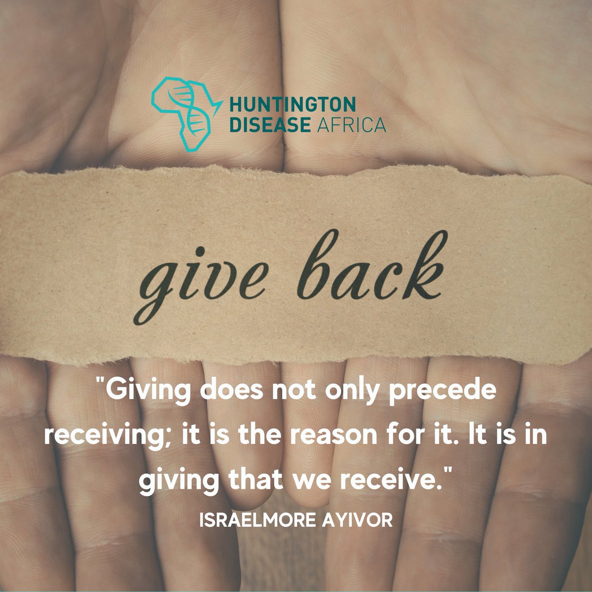 hdafricaorg's tweet photo. One of the best ways to end a hard-working and engaging 2022 is giving.
It is in giving that we receive
#HDafrica
#KnowHD
#Dailyquotes
#Decemberisforgiving https://t.co/4O2qODFUW5
