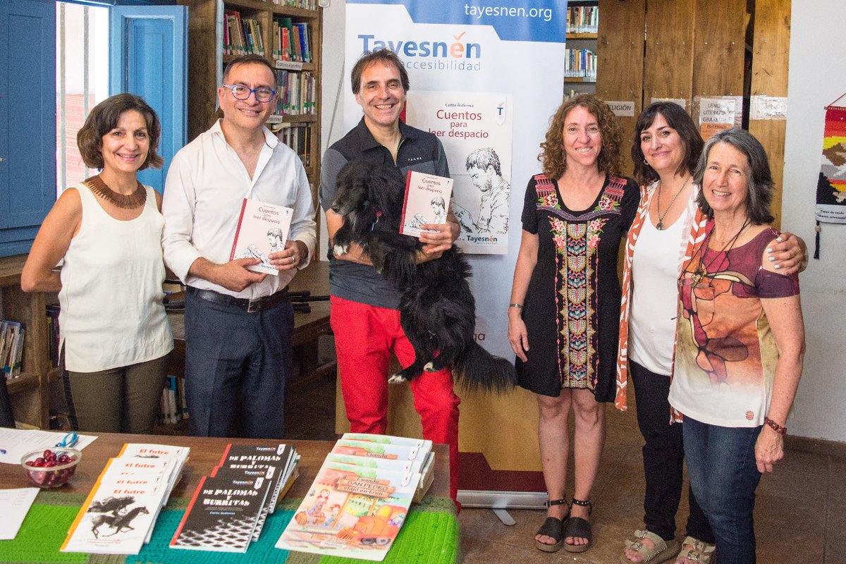 tayesnen's tweet photo. El 3 de diciembre presentamos en la Biblioteca Popular de Chacras de Coria el libro Cuentos para leer despacio. Escritos e ilustrados por Carlos Gutierrez y adaptadas a Lectura fácil, en Tayesnén Accesibilidad. El libro fue editado en Qellqasqa editorial. Abrimos hilo https://t.co/PbAAWDAiOJ