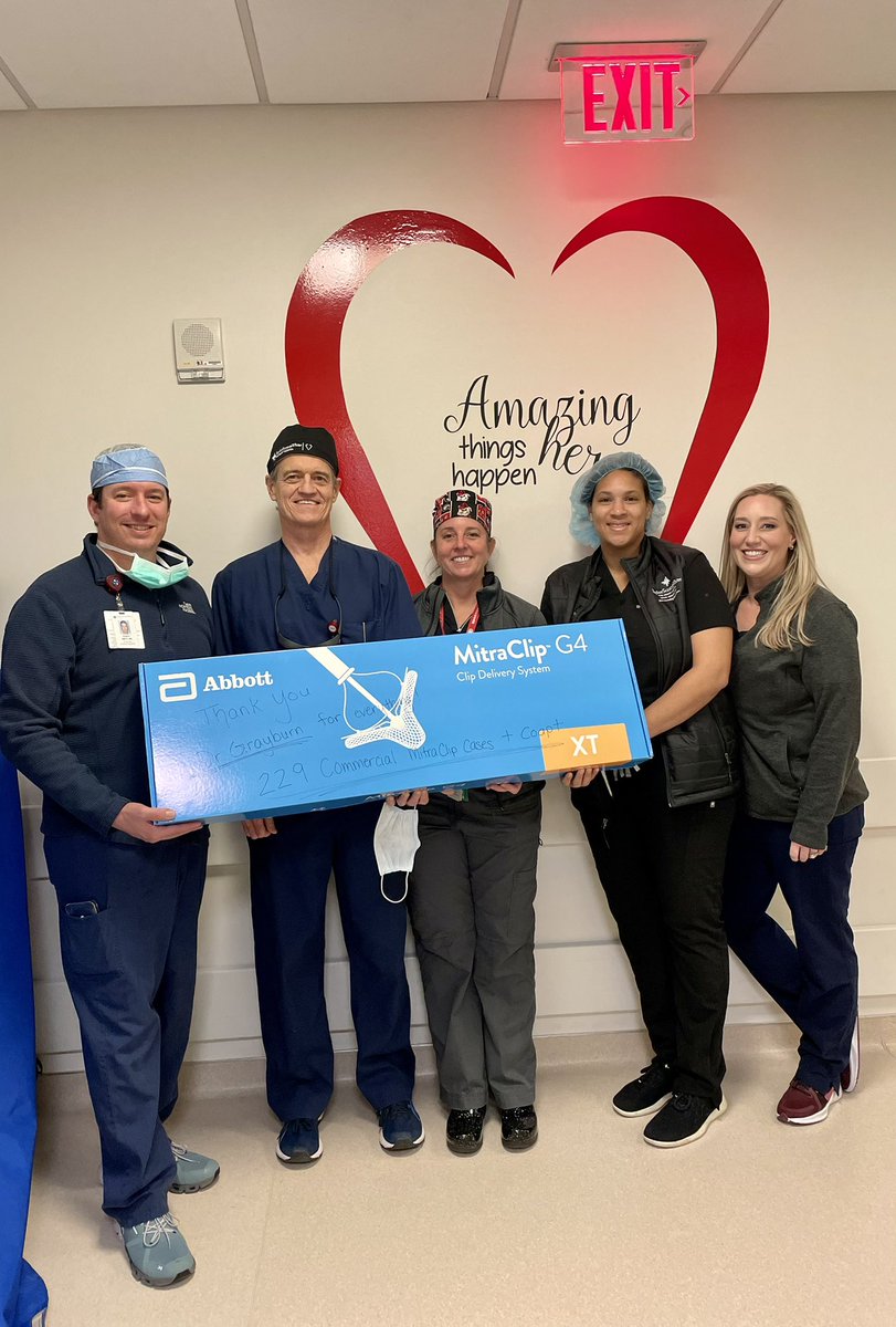 AshClipsDallas's tweet image. So lucky to have worked with Dr. Paul Grayburn these last 4 years. Monday marked the end to his time as a structural echocardiographer. He was essential in MitraClip COAPT and 229 commercial cases! 

Cheers to you Dr. Grayburn! Thank you from the bottom of my heart!