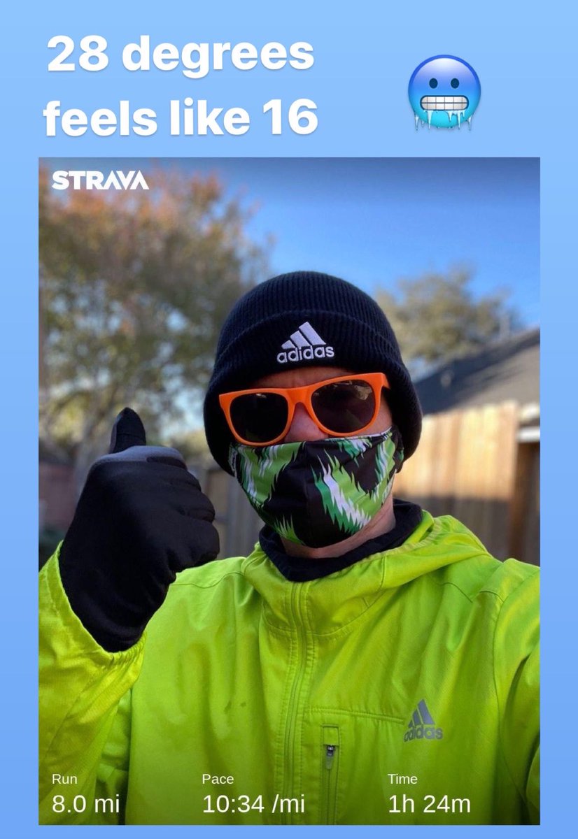 If you went #running in the cold today but didn’t brag about it on social does it even count? Texas not feeling like Texas right now #TexasFreeze