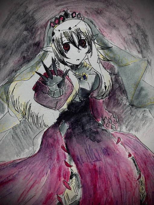 クリスマス全く関係ない落書き…カルテシアのデザイン好きです #OCGファンアート 