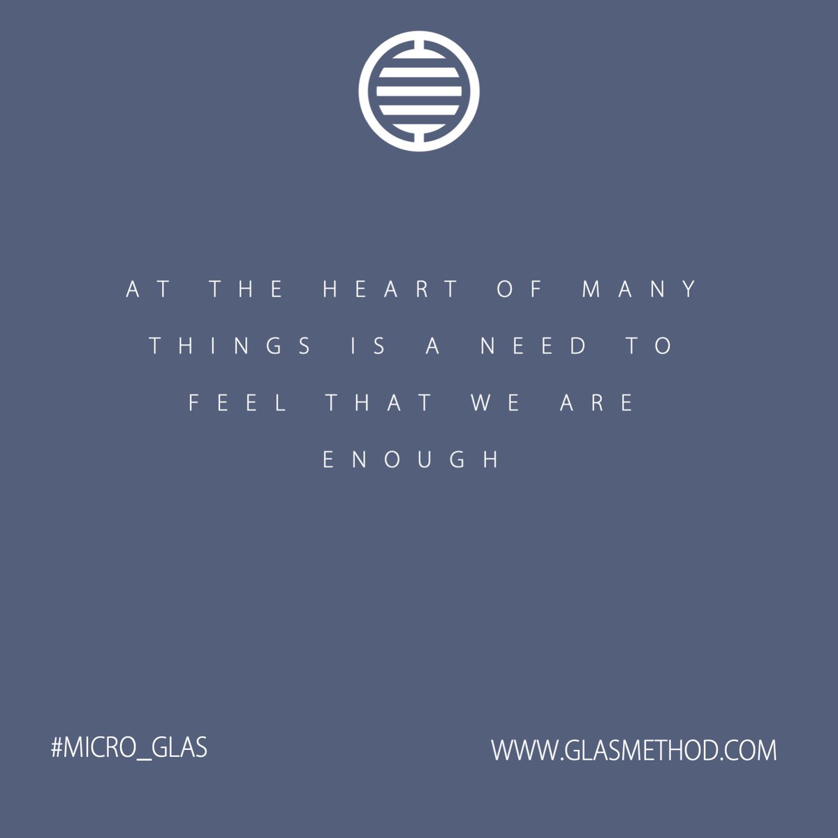 DaniSaveker's tweet image. When we look deeply, almost everything is driven by a need to feel as if we are enough - good enough. When we face challenges presented by others - remember, they too need to feel good #enough #micro_glas