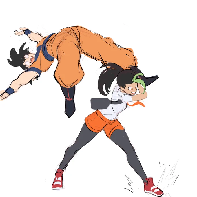 But can she beat goku part2 