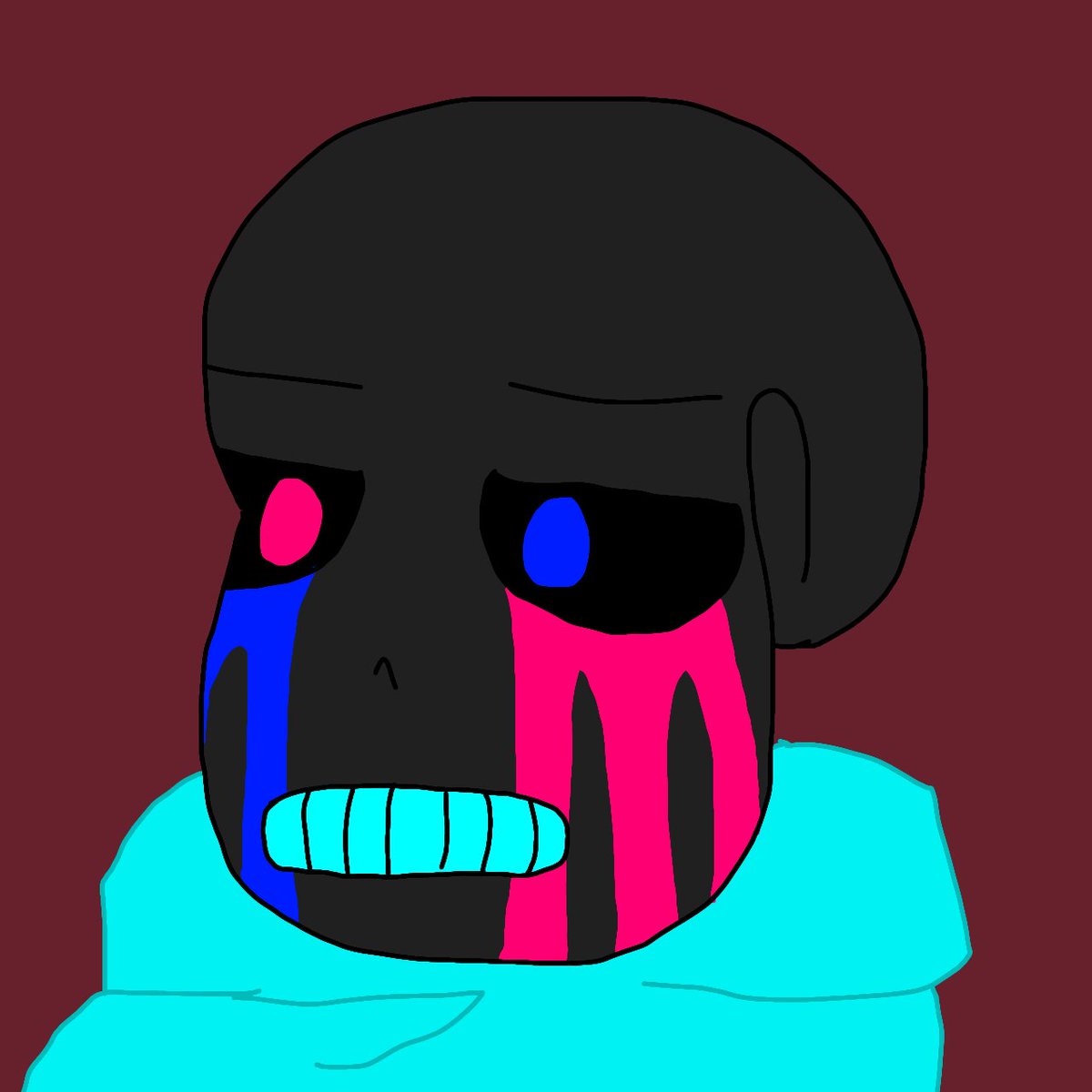 Jaxwhite18's tweet photo. i am terrible at drawing without bases but heres mix sans again https://t.co/plEKJShGtH