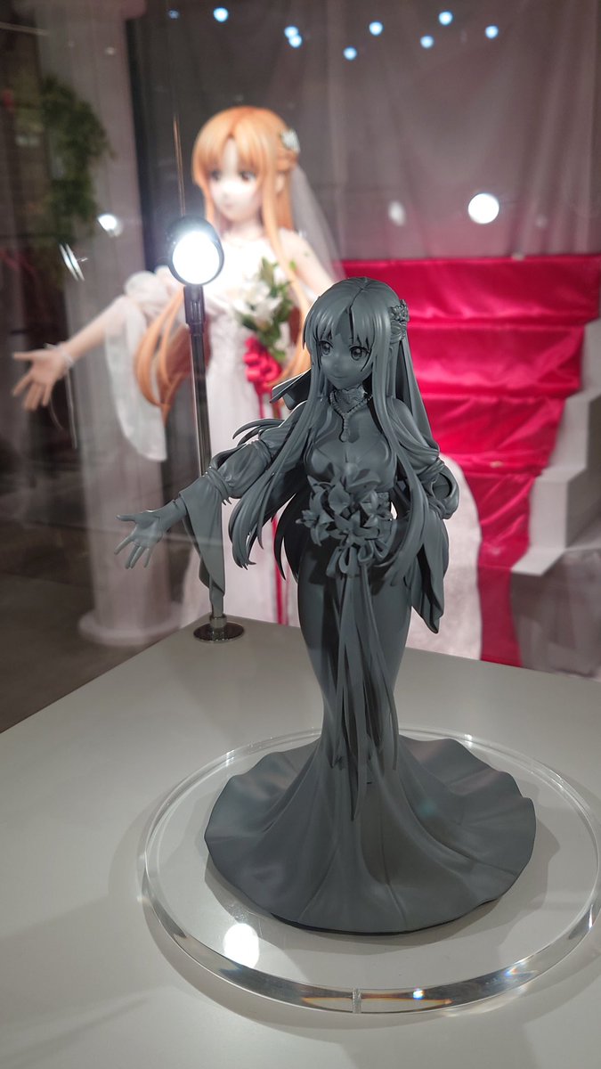 canaria_no_yume's tweet photo. ウェディングのアスナさん、1/7スケールフィギュアの原型も展示戯れています。
着色前でもクオリティ高くて期待出来る✨
#ソードアート・オンライン
#渋谷 #PARCO #ONESLASH https://t.co/Y0UAyfekaZ