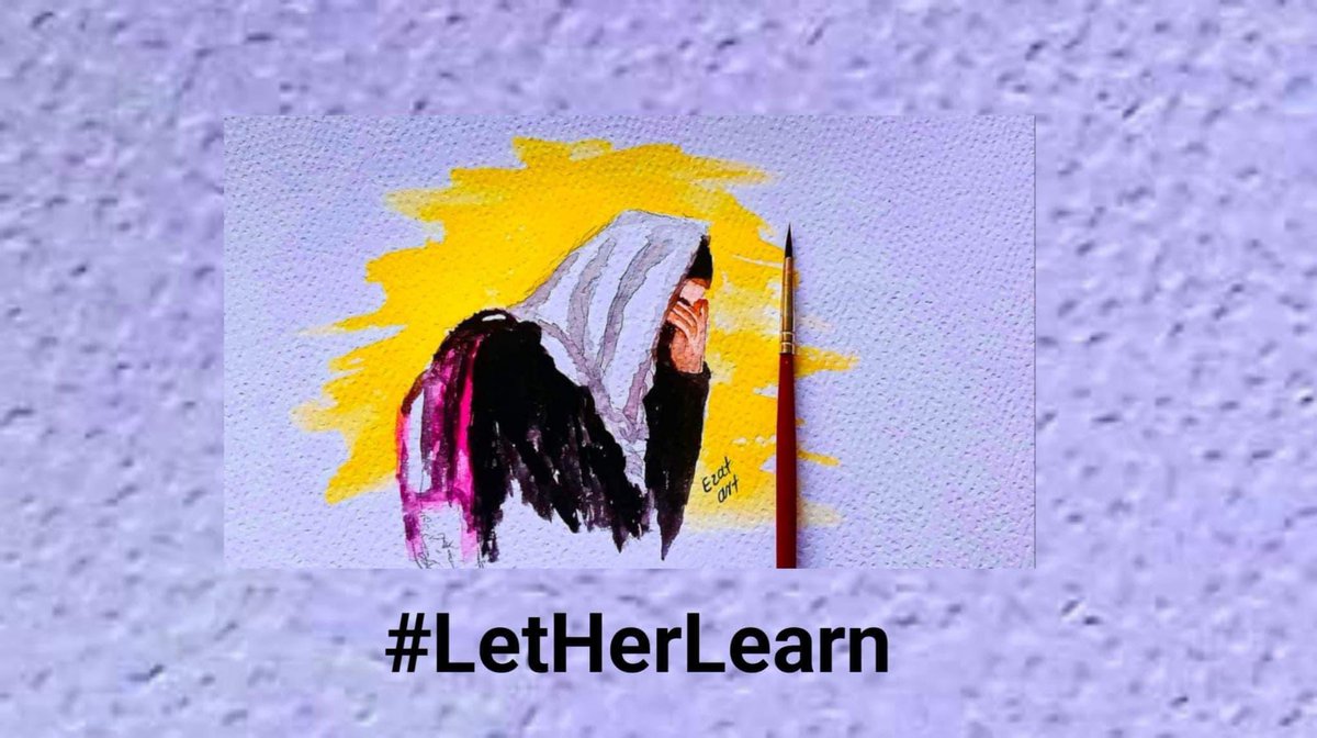 Education is the fundamental right of every woman and man.
#LetHerLearn 
#LetAfghanGirlsLearn 
#LetAfghanWomenLearn