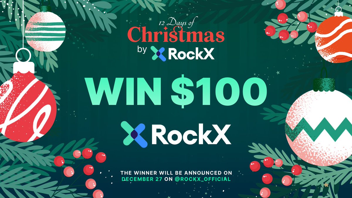 rockx_official's tweet image. 12 Days of Christmas!🎄

On the last day we want to celebrate ourselves!
Whether you are building or staking, check our products bit.ly/3GgThxa

Get a chance to win $100:
1. Follow @rockx_official 
2. Like and RT this Tweet
3. Tag 1 friend to share the Christmas joy! 🎅