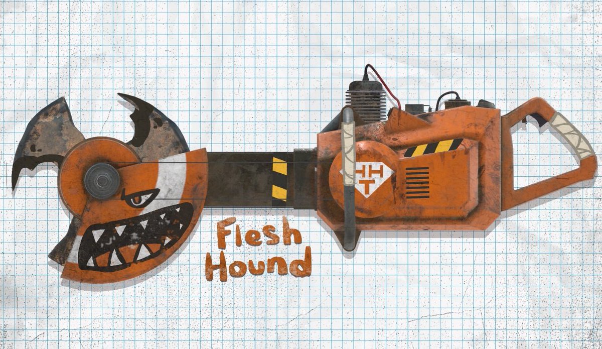 WastelandScav's tweet photo. I've been having fun using an auto axe in F076. Decided to make a design for Wren! I was largely inspired by the P-40 tiger paint. The name I'm still on the fence about, but it's inspired by the Mt. Blair Rockhound. The auto axe carves flesh instead of stone! 🤣
#F076 / #Fallout https://t.co/hjsmP4GUKX