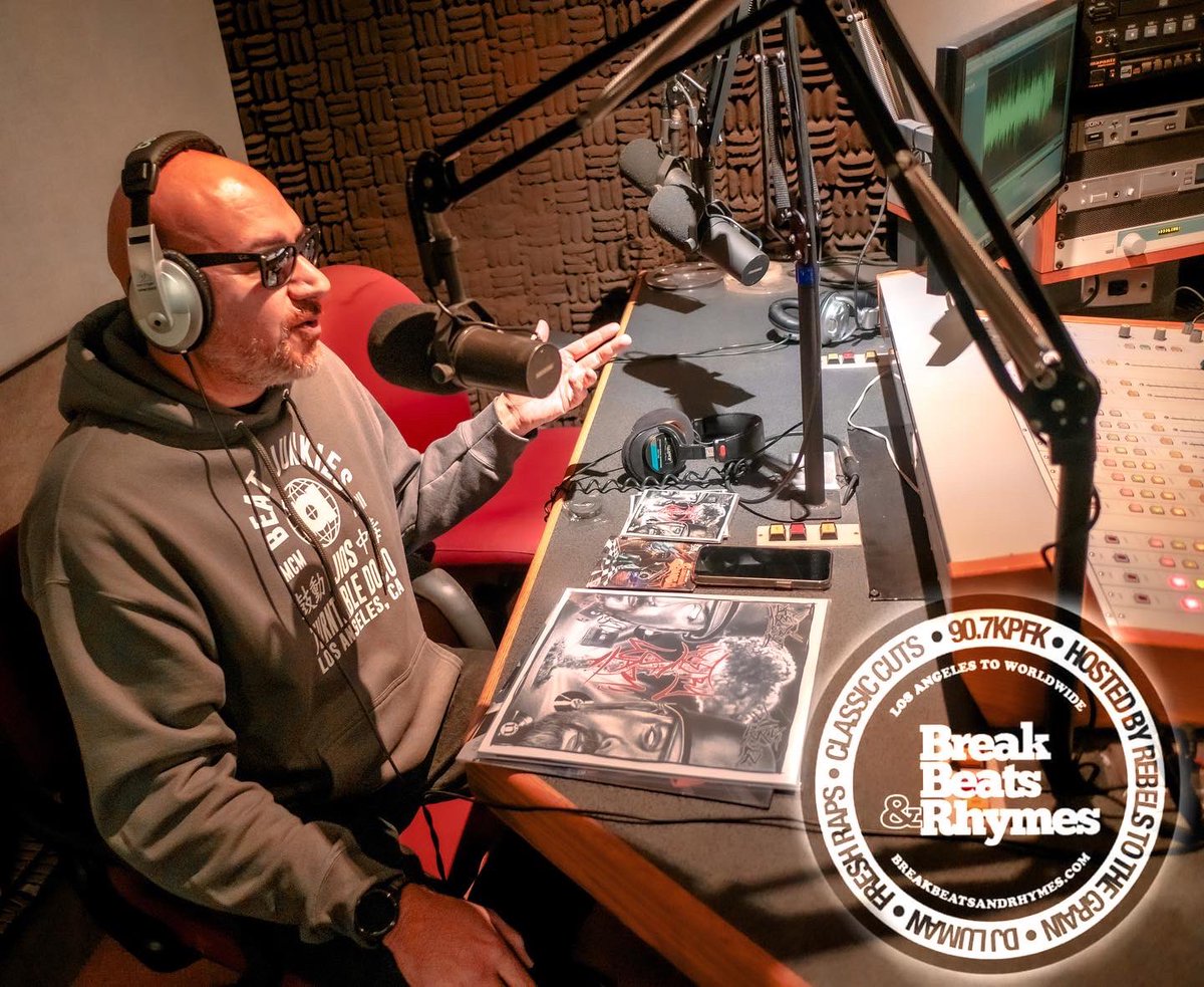 GEL_ROC's tweet photo. Catch my interview tonight!
On #BreakBeatsAndRhymes from 10pm-Midnight via @KPFK 90.7FM @ReblsToTheGrain @DjLuMan #OnAir #FreshRaps #ClassicCuts
#TheCloaks #GelRoc #DJJAhBluez
@ProjectBlowed #AbolanoRecords
Pic by Matt Mendoza https://t.co/TLxXkeoC6R