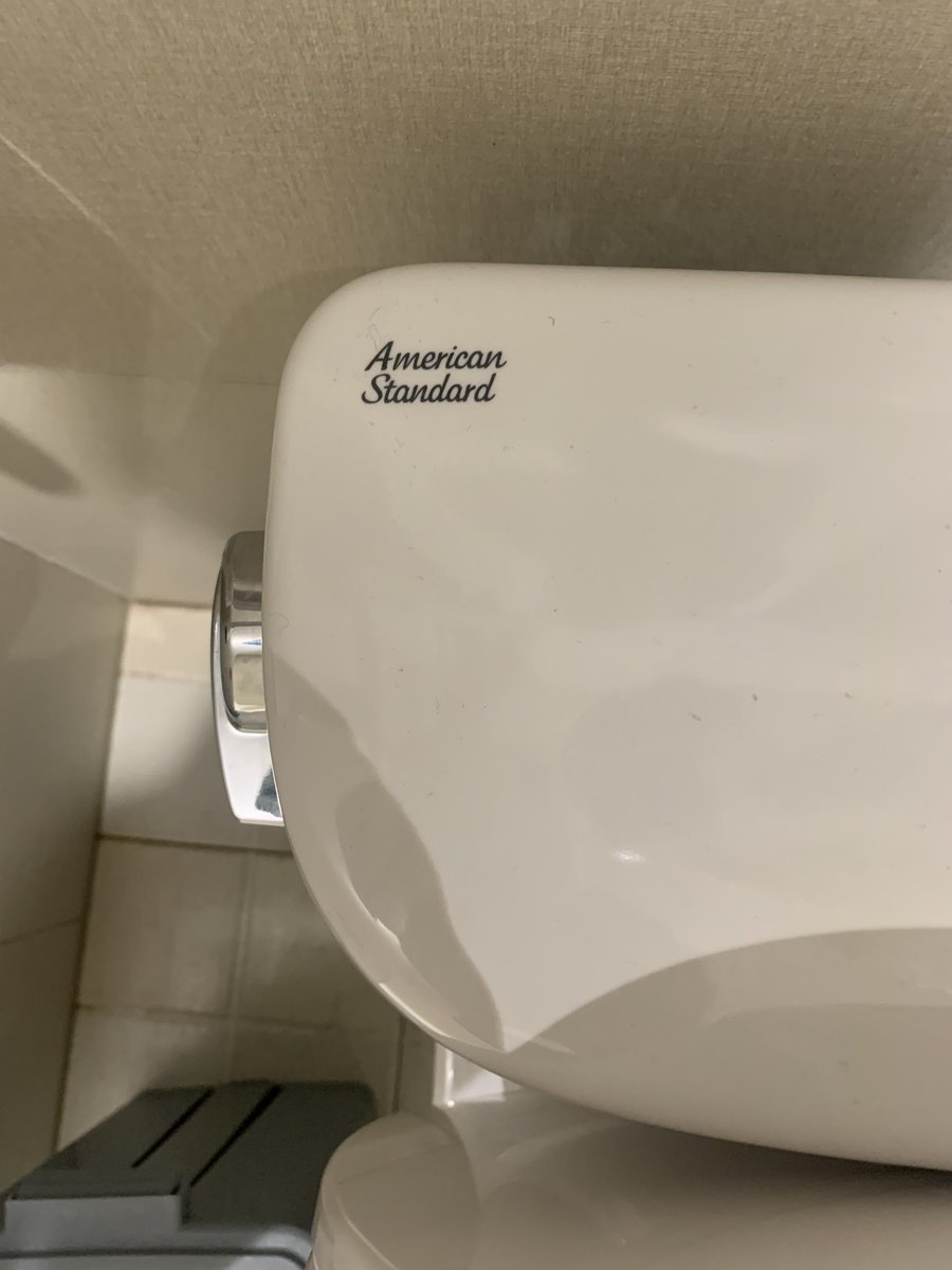 jameswhite on Twitter "Check out the toilet 🚽 in hospital. It’s American standard"