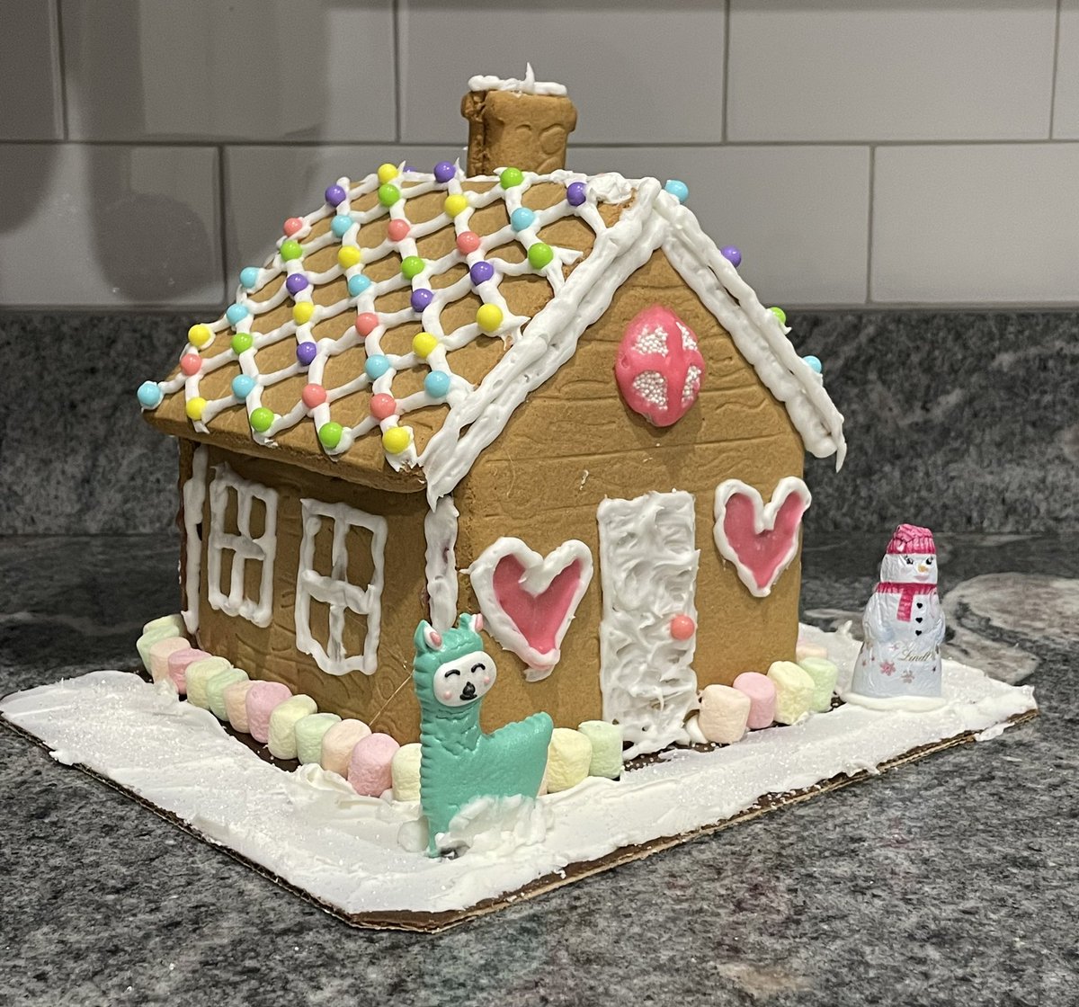 thoughts on my gingerbread house