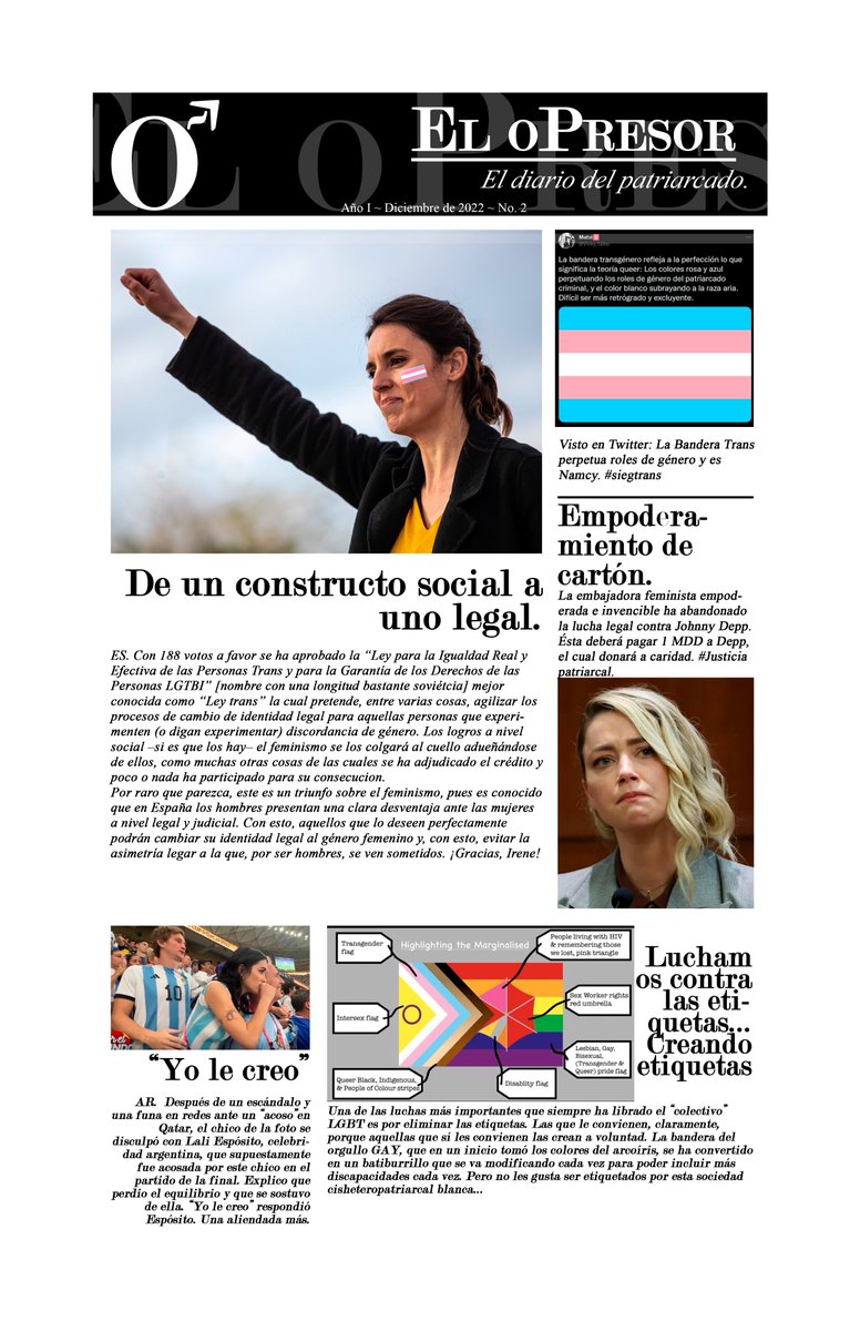 a_deldiablo's tweet photo. #IreneMontero #LeyTrans #banderatrans #trans #AmberHeardIsFinished #LaliEsposito #LGBT https://t.co/7iOJ6V10Kv