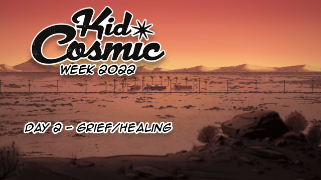 cotcweek's tweet photo. 🍒DAY TWO: #kidcosmicweek2022🍒
Today's prompts are "Grief" and "Healing".
It's okay to grieve and take time to heal. 🫂

#kidcosmic https://t.co/xRlBI5dCbz