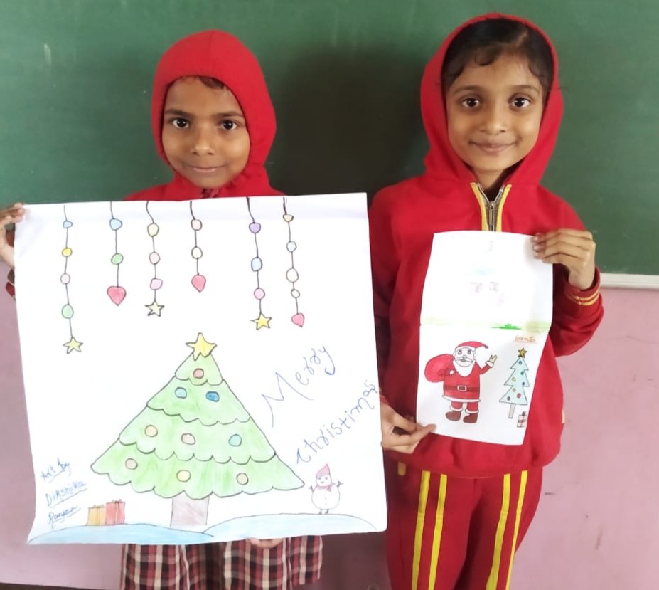 buddha_school's tweet photo. Christmas isn't a season. It's a feeling🎄🎅🎁
Art work by Dikshika and Aradhya of Standard 1. #crafttwork #drawing #classroom #learning #school #student #santa #festival #xmasstree #gifts #xmass #bws #wherelearningisfun @sarikamalhotra2 @Krish_Vaishali @PramodThakur786 https://t.co/VYUowBt51k