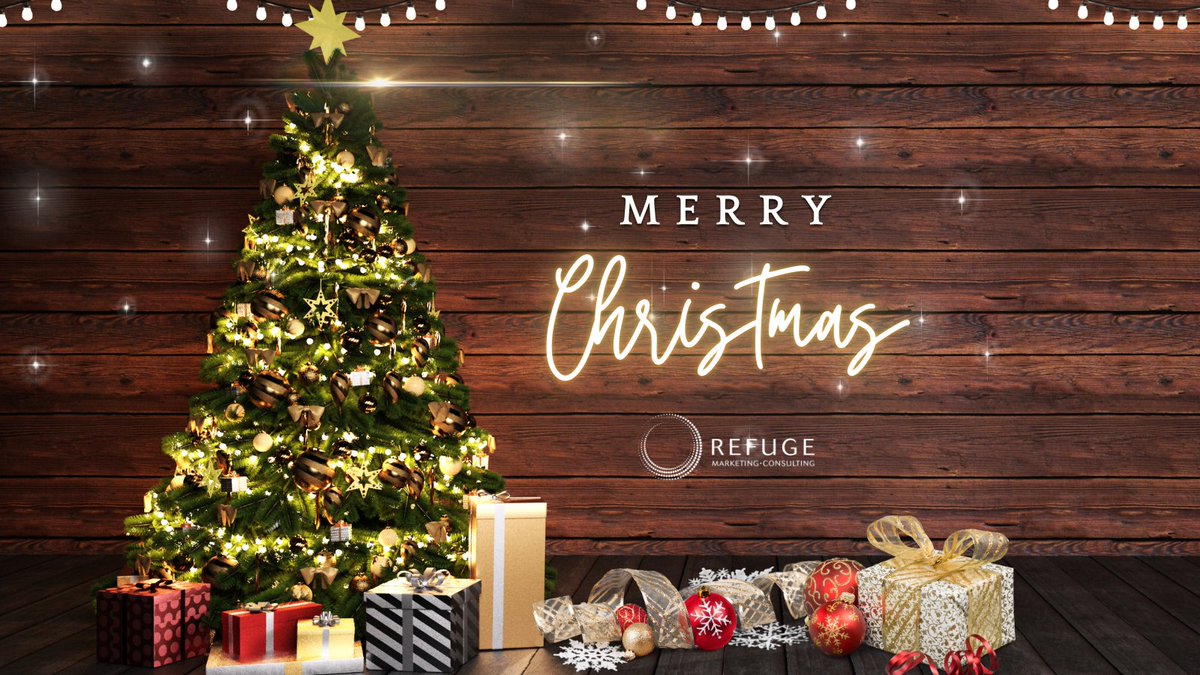 RefugeMarketing's tweet photo. Wishing all the happiest of holidays from team REFUGE 🌲 https://t.co/692qA56vVO