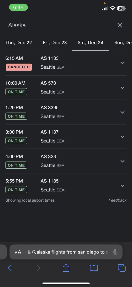 brolieu's tweet photo. @AlaskaAir cancelled our flight from SD to SEA tomorrow at 6:15am. Tried to call customer service…busy signal for the entire day. Tried to text…they shut down their texting service. Been on hold for almost three hours after I called their rewards program who transferred me… https://t.co/mQnJMGnsSD
