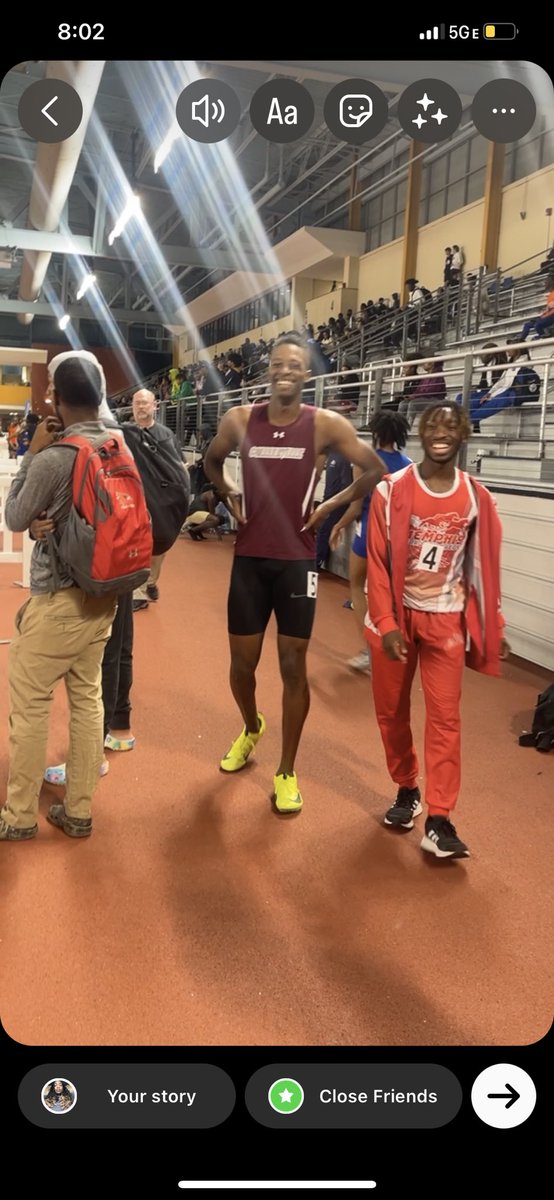 sneed_coach's tweet photo. Let’s run this back that Kelvin Ran 50.62 in the 400 at the #CrossPlex his 1st ever indoor meet 👀 that’s actually impressive #DragonElite https://t.co/4oNrTCTKcw