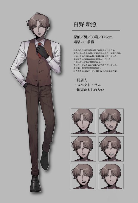 「character profile reference sheet」 illustration images(Latest)