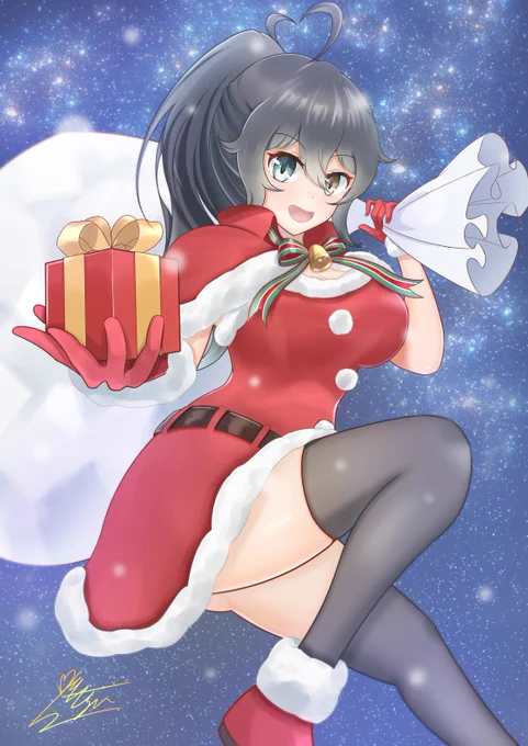 クリスマス風呼ちゃん!(再掲) 