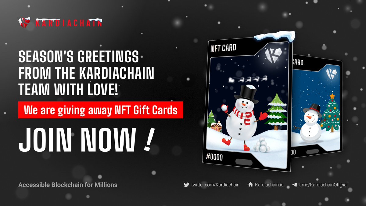 KaiDotNow's tweet photo. 1/ It is that time of the year to take things slow. Slow down, breath in nature's sweet fragrance; enjoy the chirping of the birds and the serene moments with family and friends. We wish you an incredible Christmas and a happy New Year.

Join our Christmas event! https://t.co/bbkjDY8Pwu