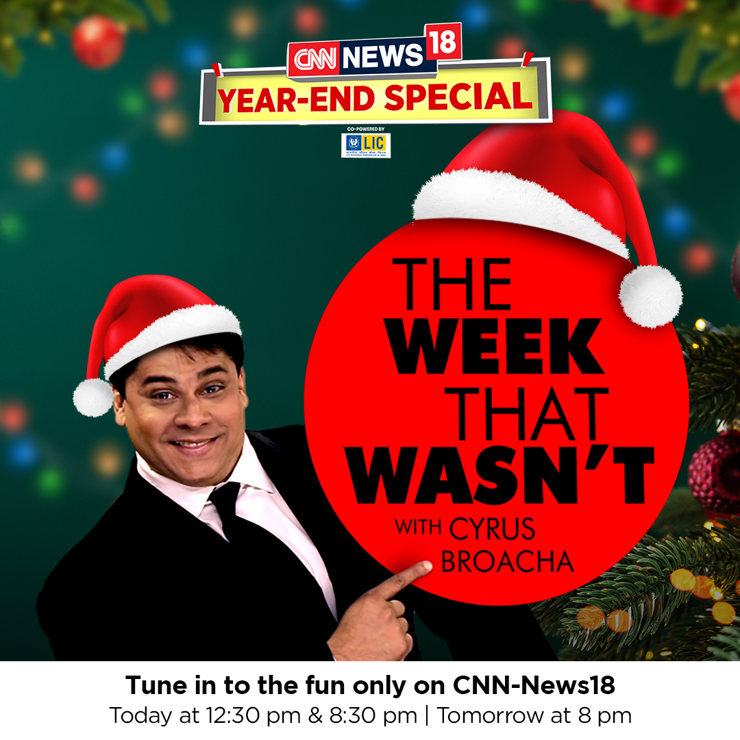 CNNnews18's tweet photo. The best from the year 2022 of #TheWeekThatWasnt with @Broacha_Cyrus
Watch the Year-end special at 12:30 PM & 8:30 PM today https://t.co/IUJFd9XlXH