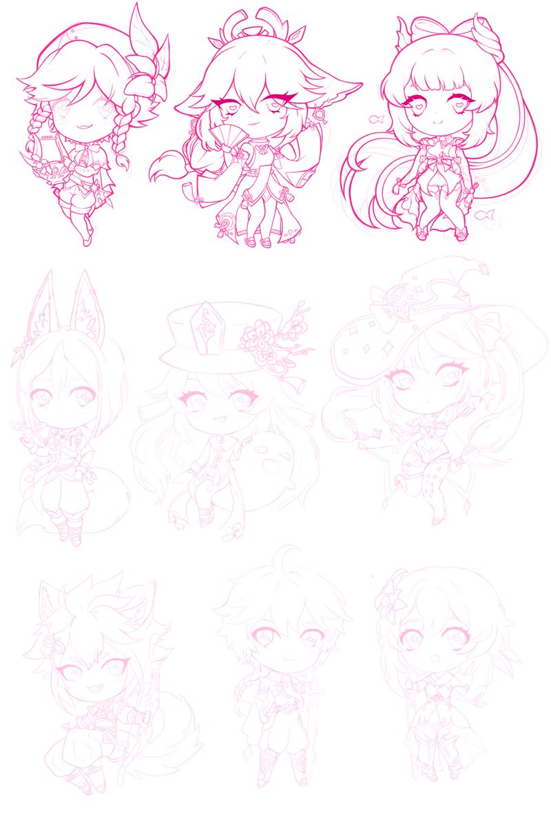 soulyarts's tweet photo. Working on Genshin part 2 💕 #genshin #Genshinlmpact #fanart #anime #artist #art follo to keep updated on the progress! https://t.co/ihdfWEGoPv