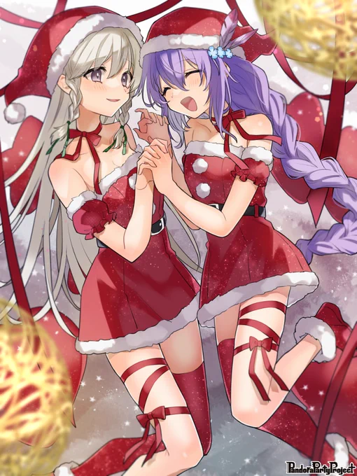 【PPP】クリスマスピンナップ納品されましたとても楽しく描かせて頂きました!リクエスト誠にありがとうございました『Pandora Party Project』(C)お客様/サカモトミツキ/ 
