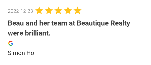 BeautiqueRealty's tweet photo. New 5.0-star Review: "Beau and her team at Beautique Realty were brilliant. This was our first time buying... https://t.co/Q8lbH5KPCv