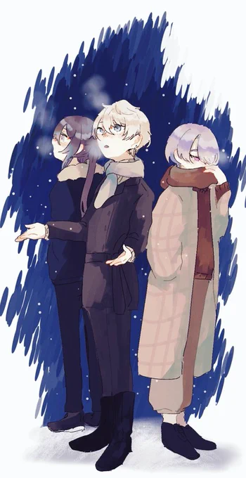 (再掲)#桜魔の土産 #長尾百景  #描いた晴 #上弦画 