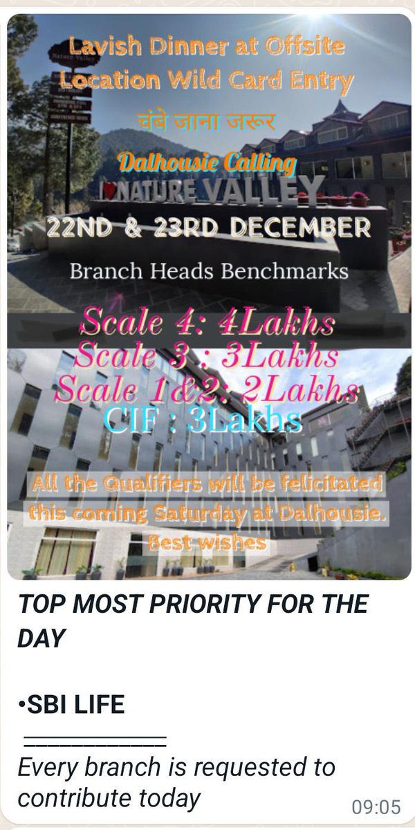 Zindabanker's tweet photo. @TheOfficialSBI are you defying recently written letter by @DFS_India forcing employees to mis sell insurance and top management having lavish parties?@nsitharaman @nsitharamanoffc https://t.co/Zz6hltKXrr