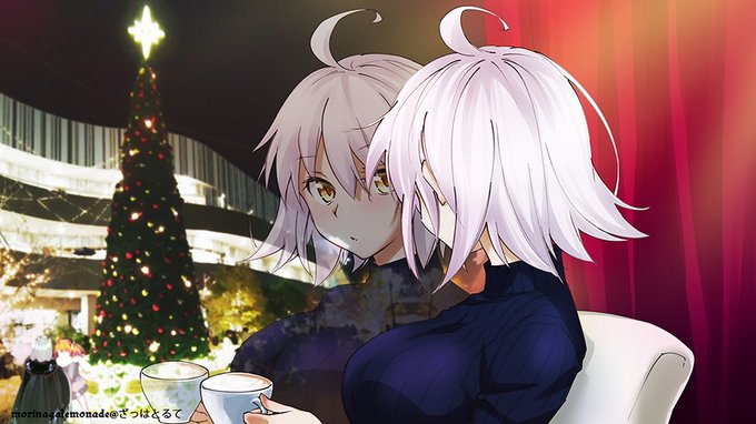 12月のクリスマス邪ンヌイラスト。こういうイラスト描く余裕欲しい・・・今無理・・・orz 