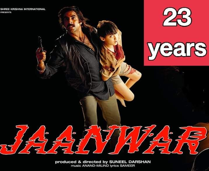 #Jaanwar The film that ran for 100+ days in my cinema..Longest run for any film ever at my cinema..needless to say did mind numbing business...@akshaykumar @SuneelDarshan1 #KarishmaKapoor @TheShilpaShetty #Jaanwar23years