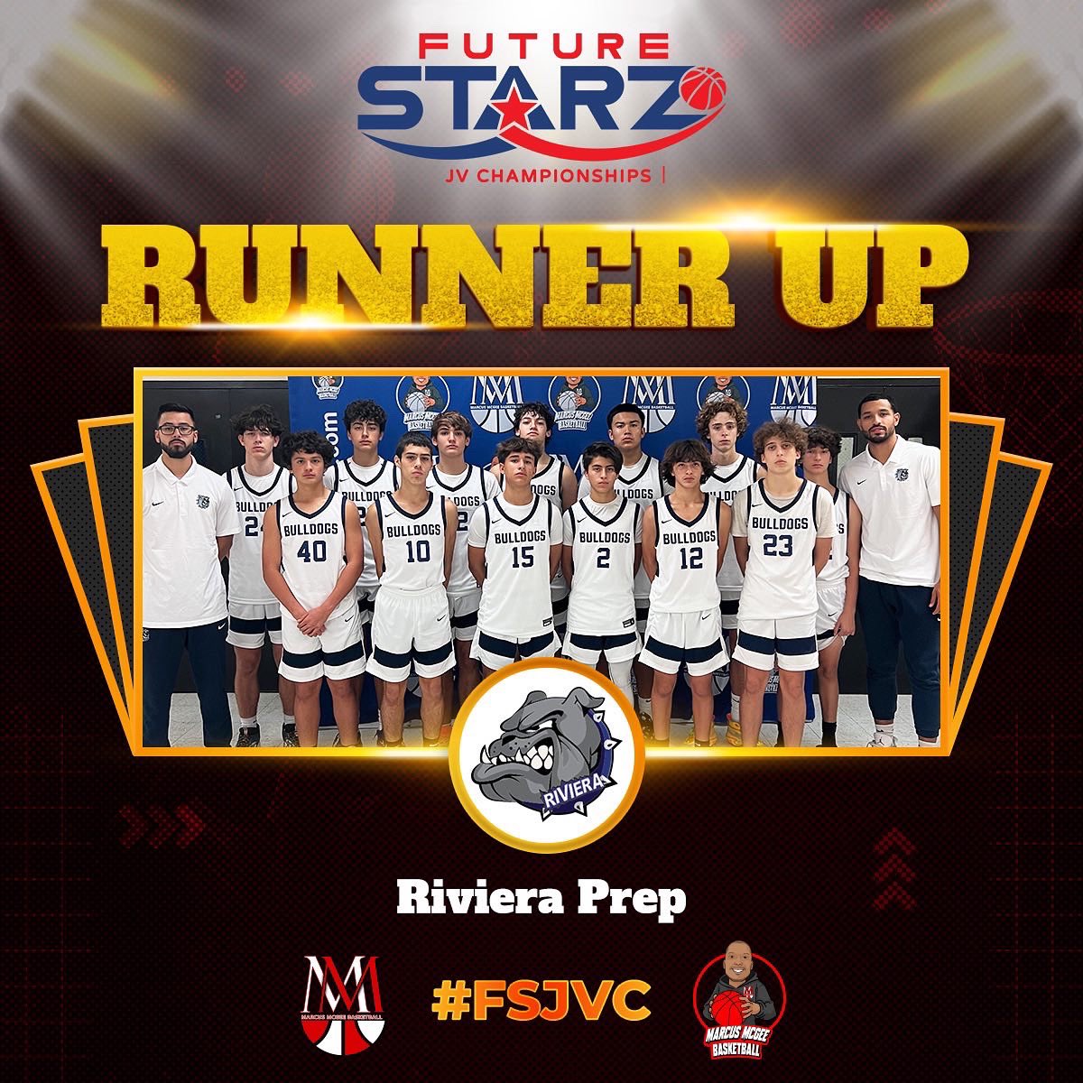 MMcGeeBball's tweet photo. The Future Starz JV Championships I was full of Talent and high level teams.
Congratulations on their accomplishments.
🏆🥇 NSU University School
🥈Riviera Prep
MVP: Oree Najman
MVP: Fernando Romero
TALENT, COMPETITION, EXPOSURE
#FSJVC https://t.co/7Ni44XHN16