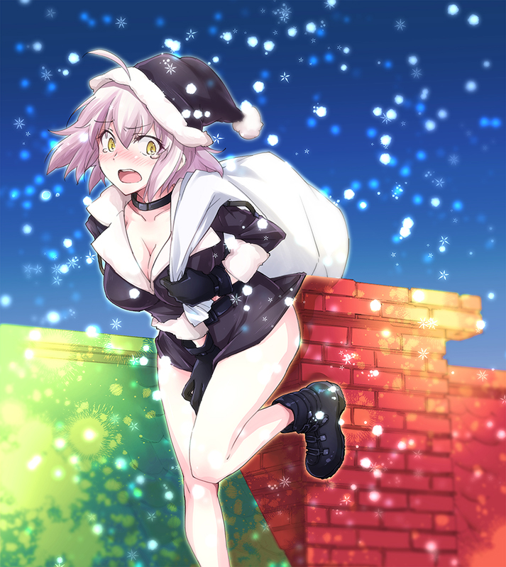 12月のクリスマス邪ンヌイラスト。こういうイラスト描く余裕欲しい・・・今無理・・・orz 