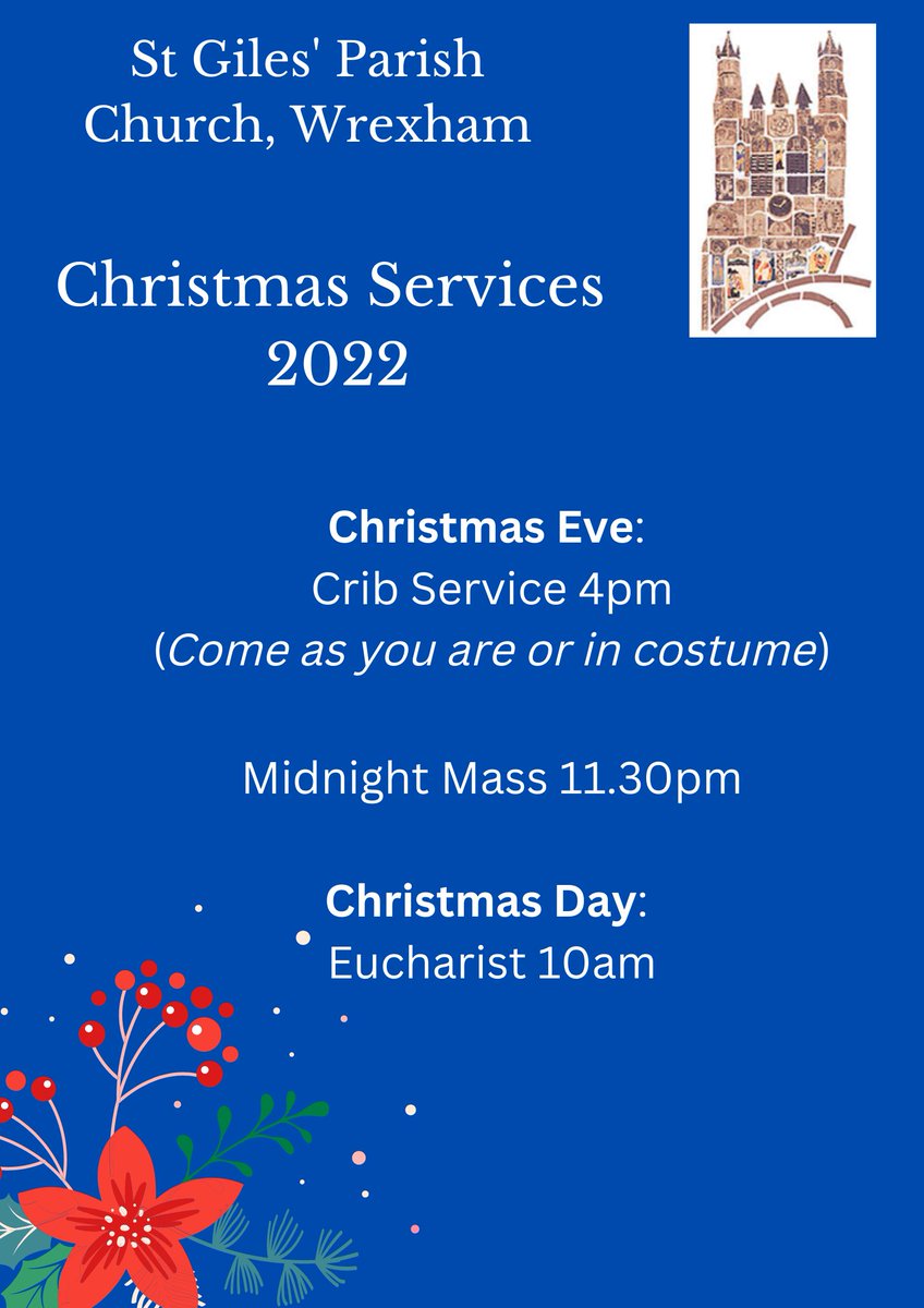 Services for Christmas Eve and Christmas Day @stgileswrexham