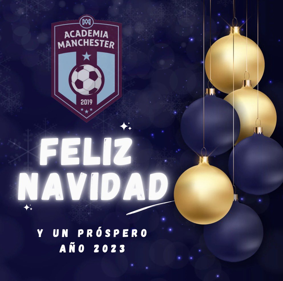 Desde Academia Manchester os deseamos una feliz navidad a todos nuestros alumnos, y sus familias.